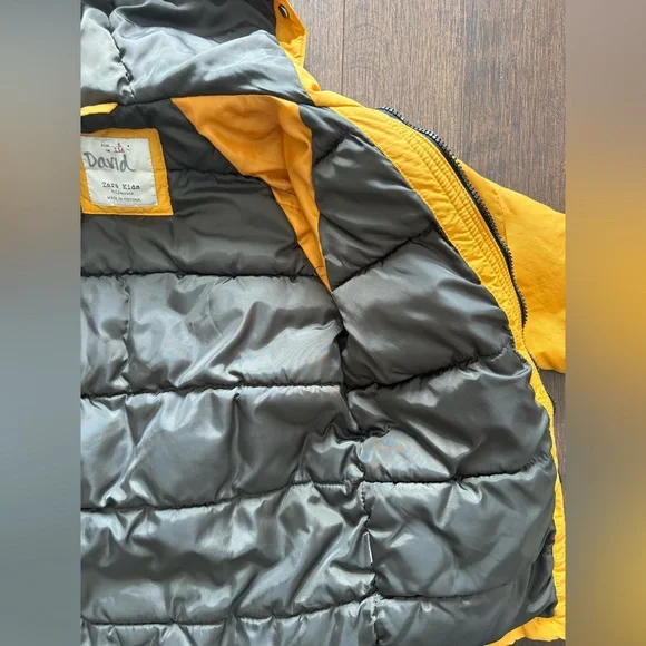 Zara Kids Yellow Jacket Future Collection Size 6 - Picture 6 of 10